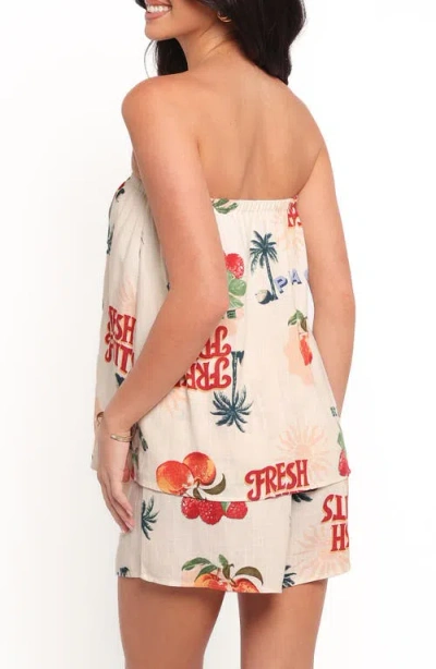 Petal And Pup Petal & Pup Karlen Strapless Romper In White