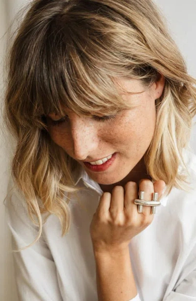 Cxc St. Moritz Bit Ring In Metallic