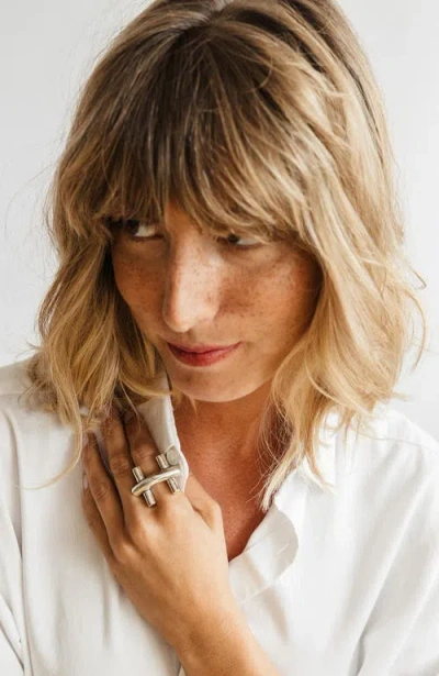 Cxc St. Moritz Bit Ring In Metallic