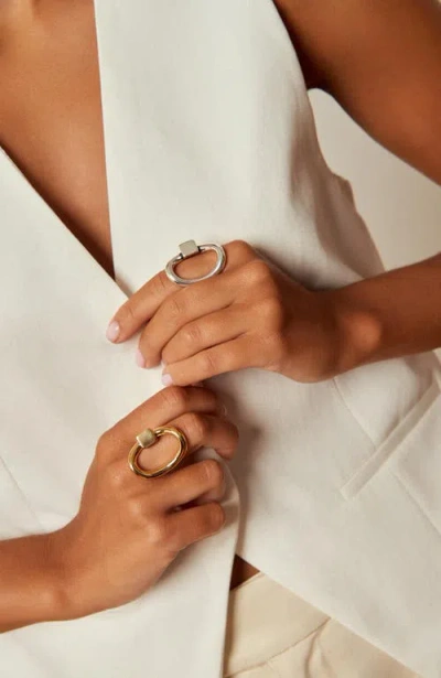 Cxc Queen Ring In Metallic