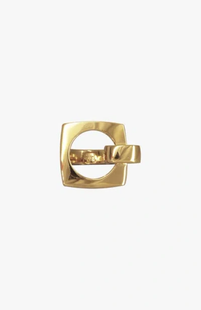 Cxc Aldaba Ring In Burgundy