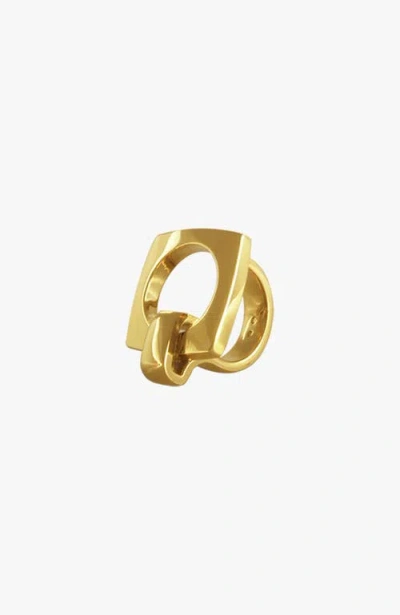 Cxc Aldaba Ring In Burgundy