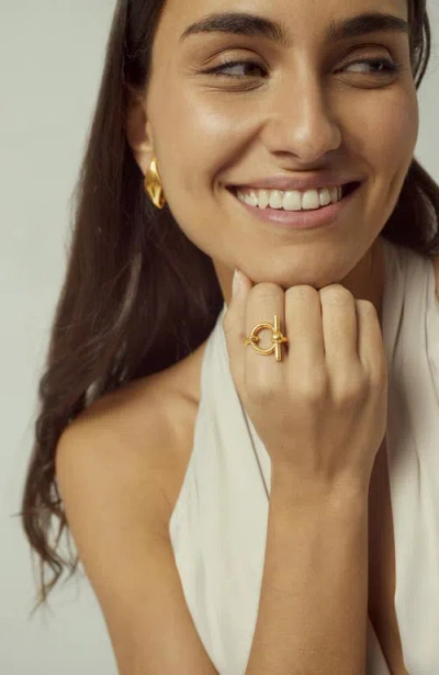 Cxc Mini Omega Ring In Gold
