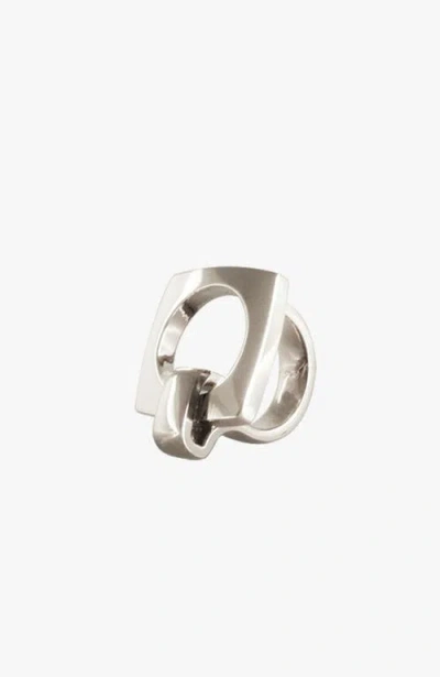 Cxc Aldaba Ring In Metallic