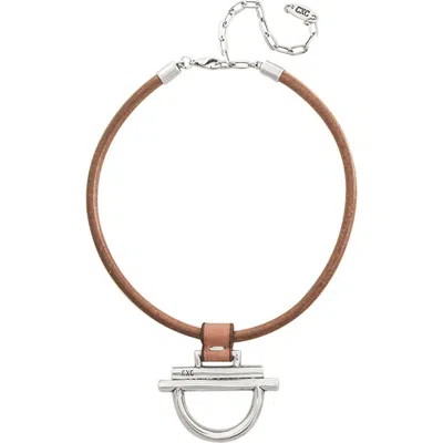 Cxc Jwnec00128 Necklace In Brown
