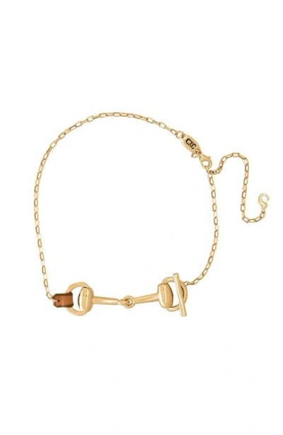 Cxc Bit Chantilly Choker In Gold