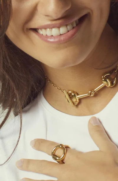 Cxc Bit Chantilly Choker In Gold