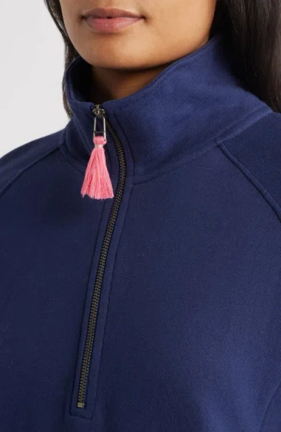 Hatley Mock Neck Pullover In Blue