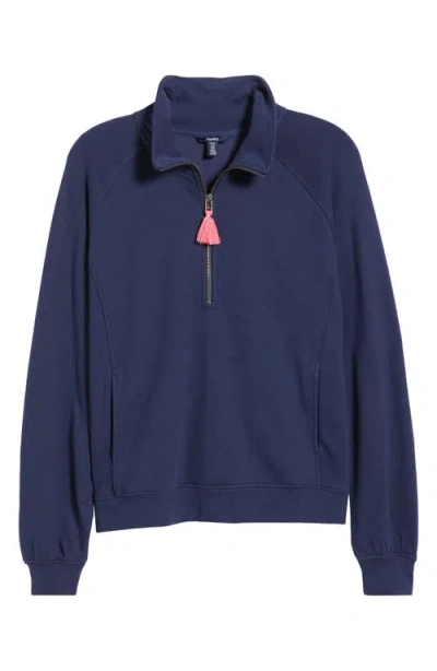 Hatley Mock Neck Pullover In Blue