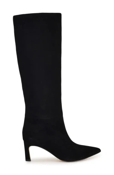 Nine West Women's Lorthey Tall Stiletto Dress Boots In Black