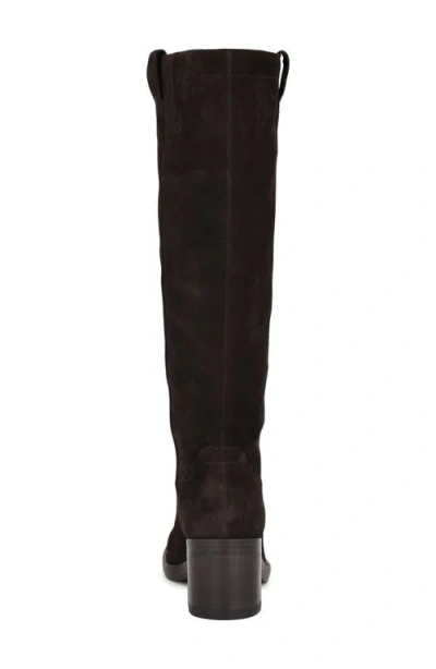Nine West Women's Hecee Tall Block Heel Boots In Brown
