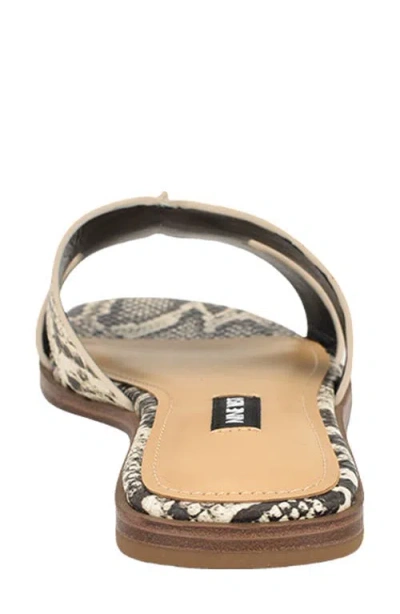 Nine West Women's Giny Cutout Flat Slide Sandals In Multi