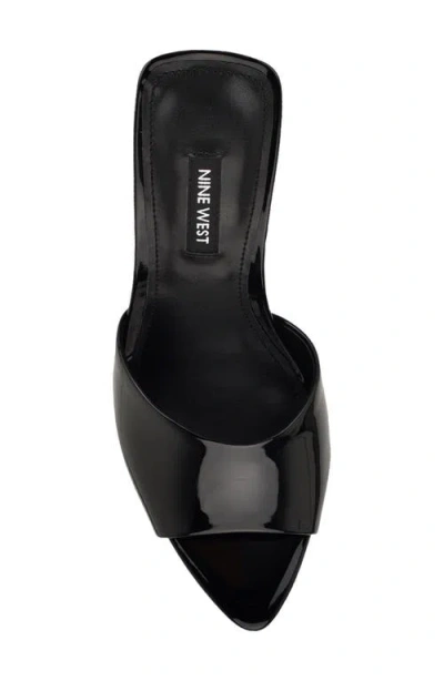 Nine West Women's Hather Slip-on Stiletto Sandals In Black