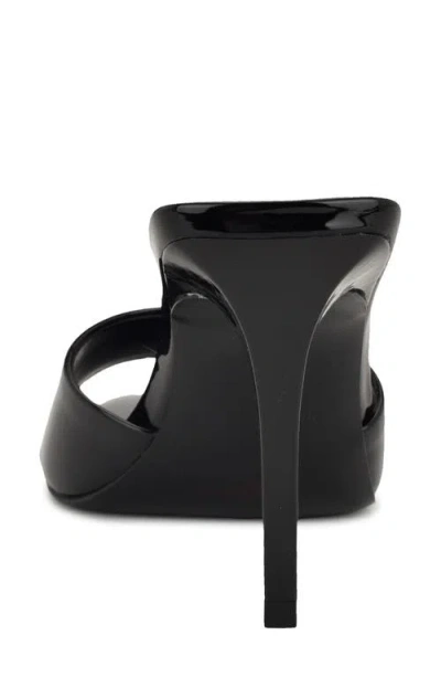 Nine West Women's Hather Slip-on Stiletto Sandals In Black