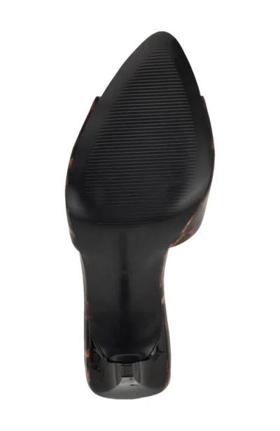 Nine West Women's Hather Slip-on Stiletto Sandals In Brown