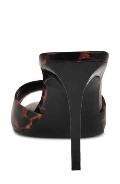 Nine West Women's Hather Slip-on Stiletto Sandals In Brown