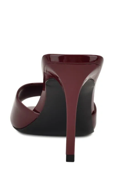 Nine West Women's Hather Slip-on Stiletto Sandals In Red