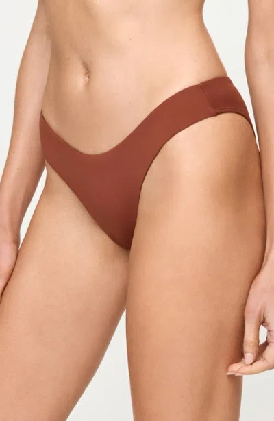 L*space Lspace Rocky Classic Bikini Bottoms In Brown