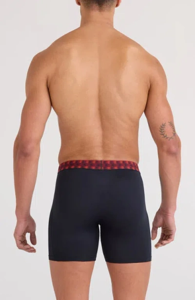 Saxx Assorted 3-pack Multi-sport Mesh Performance Boxer Briefs In Black