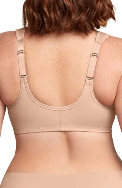 Glamorise Plus Size Full Figure Wonderwire Front-closure Bra Underwire 1245 In Brown