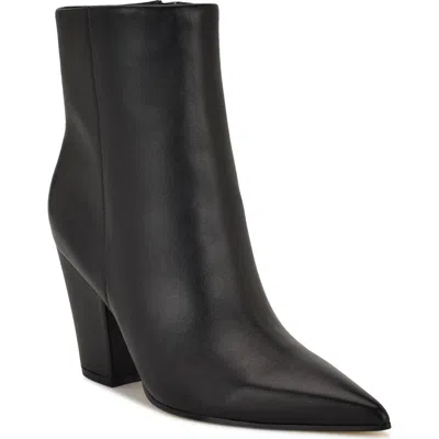 Nine West Savie Block Heel Bootie In Black