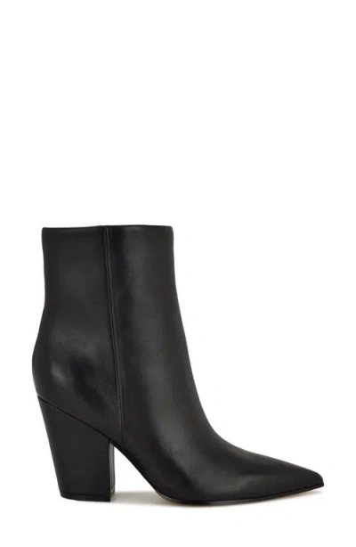 Nine West Savie Block Heel Bootie In Black