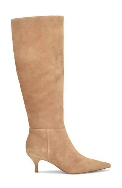 Nine West Women's Somas Tall Kitten Heel Boots In Brown