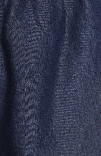 Petal And Pup Petal & Pup Aaliyah Chambray Shorts In Blue