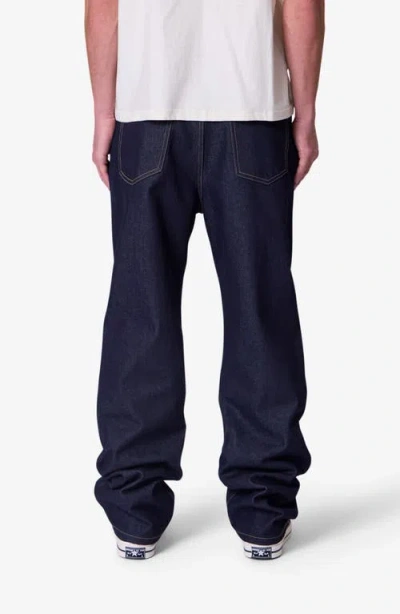 Mnml Raw Baggy Jeans In Blue