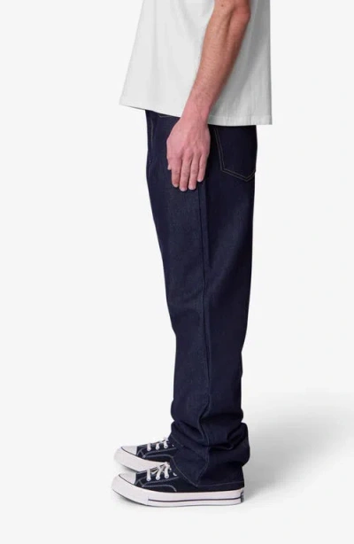 Mnml Raw Baggy Jeans In Blue