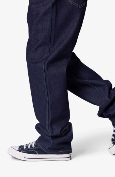 Mnml Raw Baggy Jeans In Blue