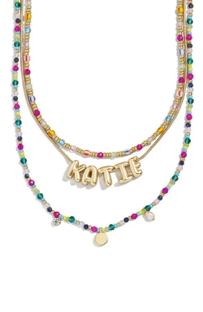 Baublebar Kai Semiprecious Custom Layered Necklace In Multi