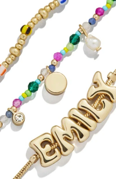 Baublebar Rowan Semiprecious Custom Layered Bracelet In Multi