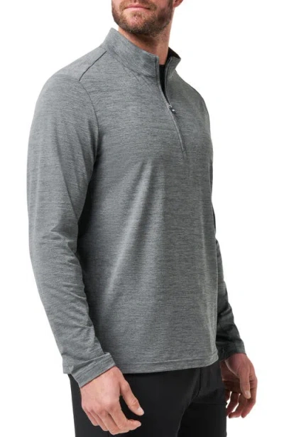 Travismathew Heater Pro Quarter Zip Pullover In Gray