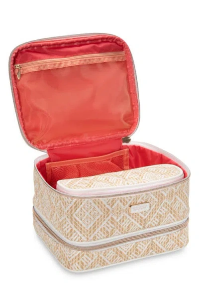 Stephanie Johnson Paros Coconut Jenny Train Cosmetics Case In White