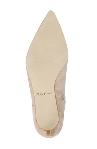 Matisse Elevate Pointed Toe Knee High Kitten Heel Boot In Neutral
