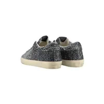 Golden Goose Tory Burch Light Cream Flat Shoes In Silver