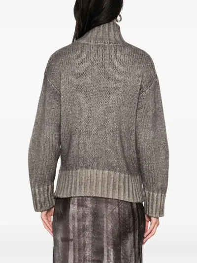 Avant Toi Cashmere Blend Sweater In Gray