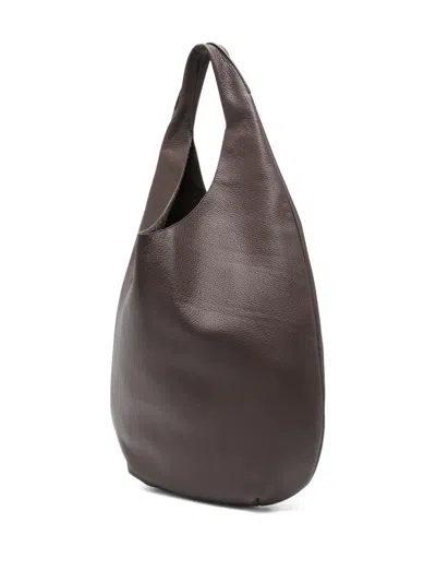 Apc A.p.c. Le Neige Shopper Bag - Leather - Brown In Brown