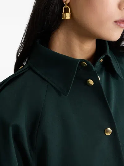 Patou Sailor Mini Dress In Green