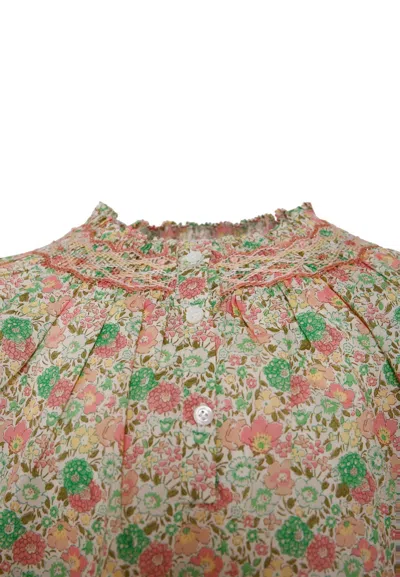 Bonpoint Cotton Pétale Blouse In Multi