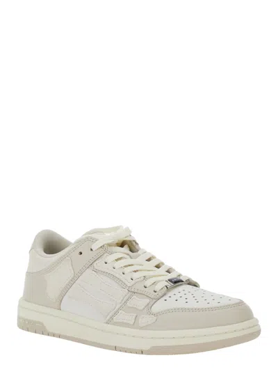 Amiri Beige Skel Low-top Sneakers In Sand