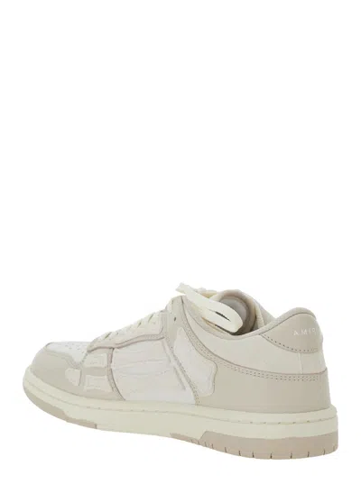 Amiri Beige Skel Low-top Sneakers In Sand