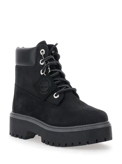 Timberland Stone Streeth 6 Inch Boots In Black