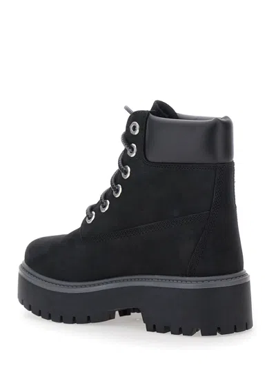 Timberland Stone Streeth 6 Inch Boots In Black