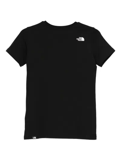 The North Face Crew Neck T-shirt With Logo  In Black