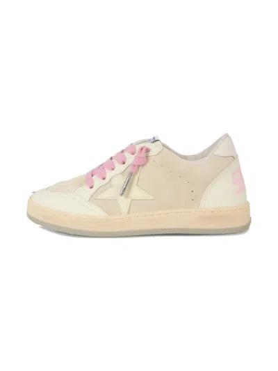 Golden Goose Ball Star Lace-up Sneakers In Neutral