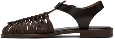 Hereu Alaro Suede Sandals In Brown