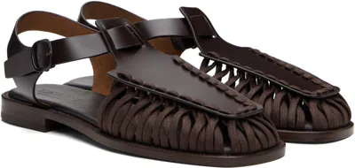 Hereu Alaro Suede Sandals In Brown