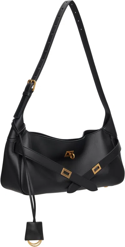 Balenciaga Small Bel Air Shoulder Bag In Black